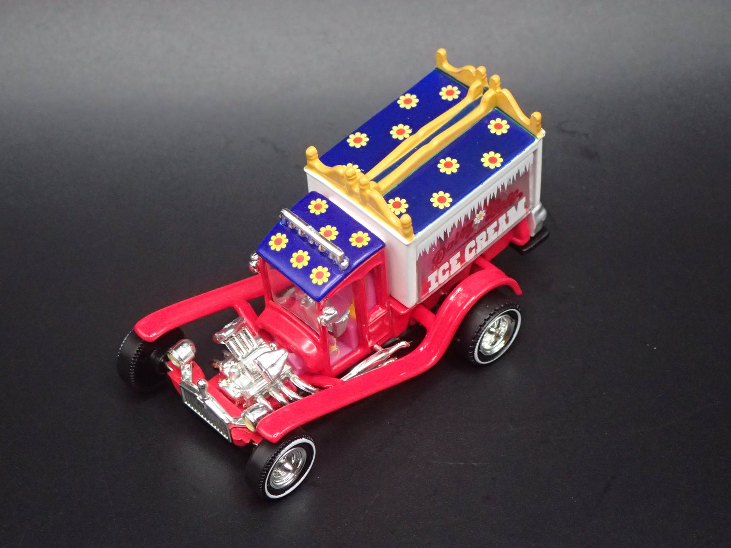 GEORGE BARRIS CUSTOM ICE CREAM TRUCK 1/64 SCALE COLLECTIBLE DIECAST MODEL CAR