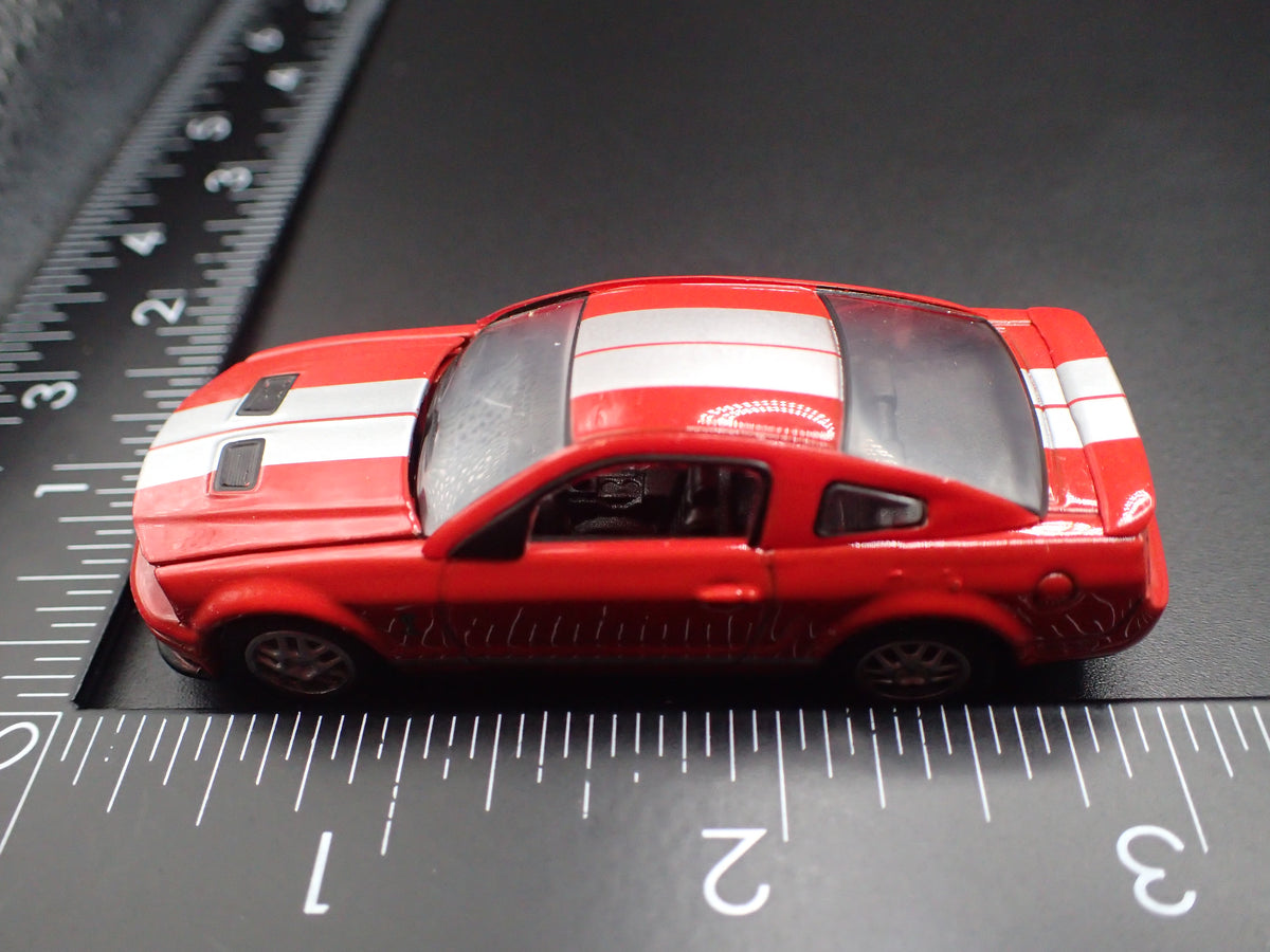 2007 07 FORD MUSTANG SHELBY GT500 ORANGE 1:64 SCALE COLLECTIBLE DIECAST MODEL CAR