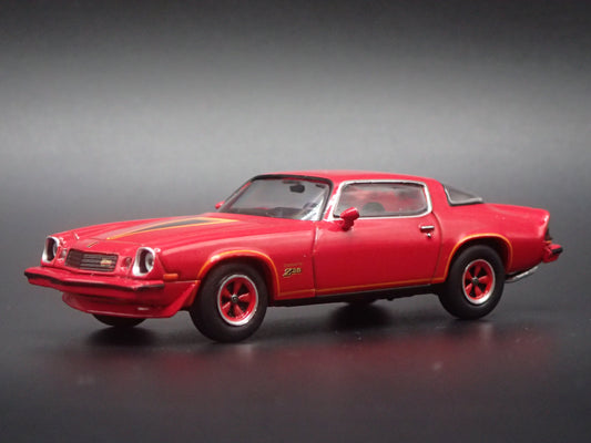 1977 77 CHEVY CHEVROLET CAMARO Z28 RED 1:64 SCALE DIORAMA DIECAST MODEL CAR