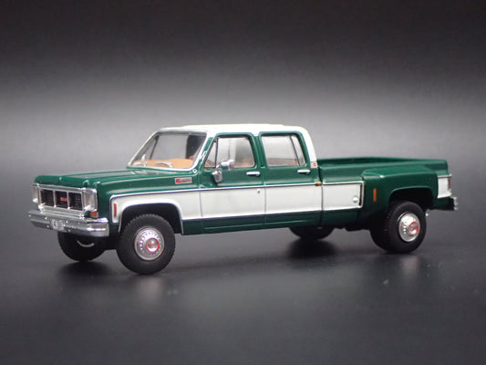 1973 73 GMC SIERRA GRANDE 3500 CREW CAB TRUCK SQUAREBODY 1/64 SCALE DIECAST CAR