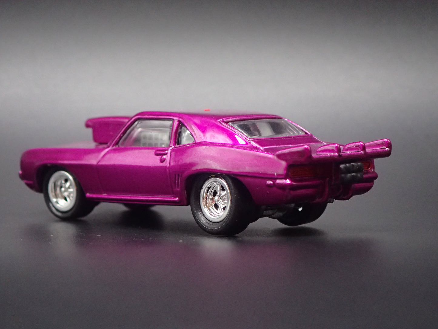 1971 71 PONTIAC GTO NHRA PRO STREET PURPLE 1:64 SCALE DIORAMA DIECAST MODEL CAR