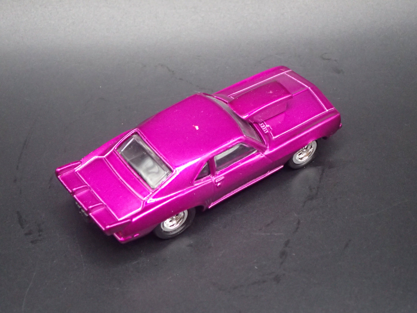 1971 71 PONTIAC GTO NHRA PRO STREET PURPLE 1:64 SCALE DIORAMA DIECAST MODEL CAR