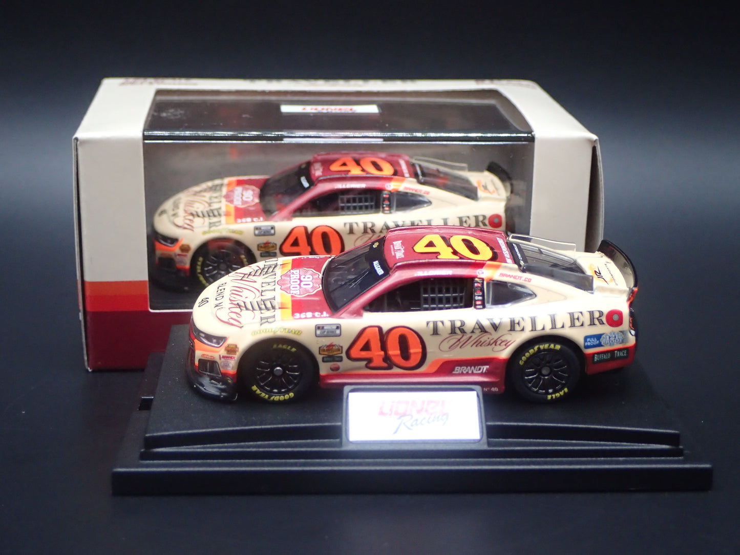 2025 CHEVY 40 JUSTIN ALLGAIER TRAVELLER WHISKEY NASCAR 1:64 SCALE DIECAST CAR