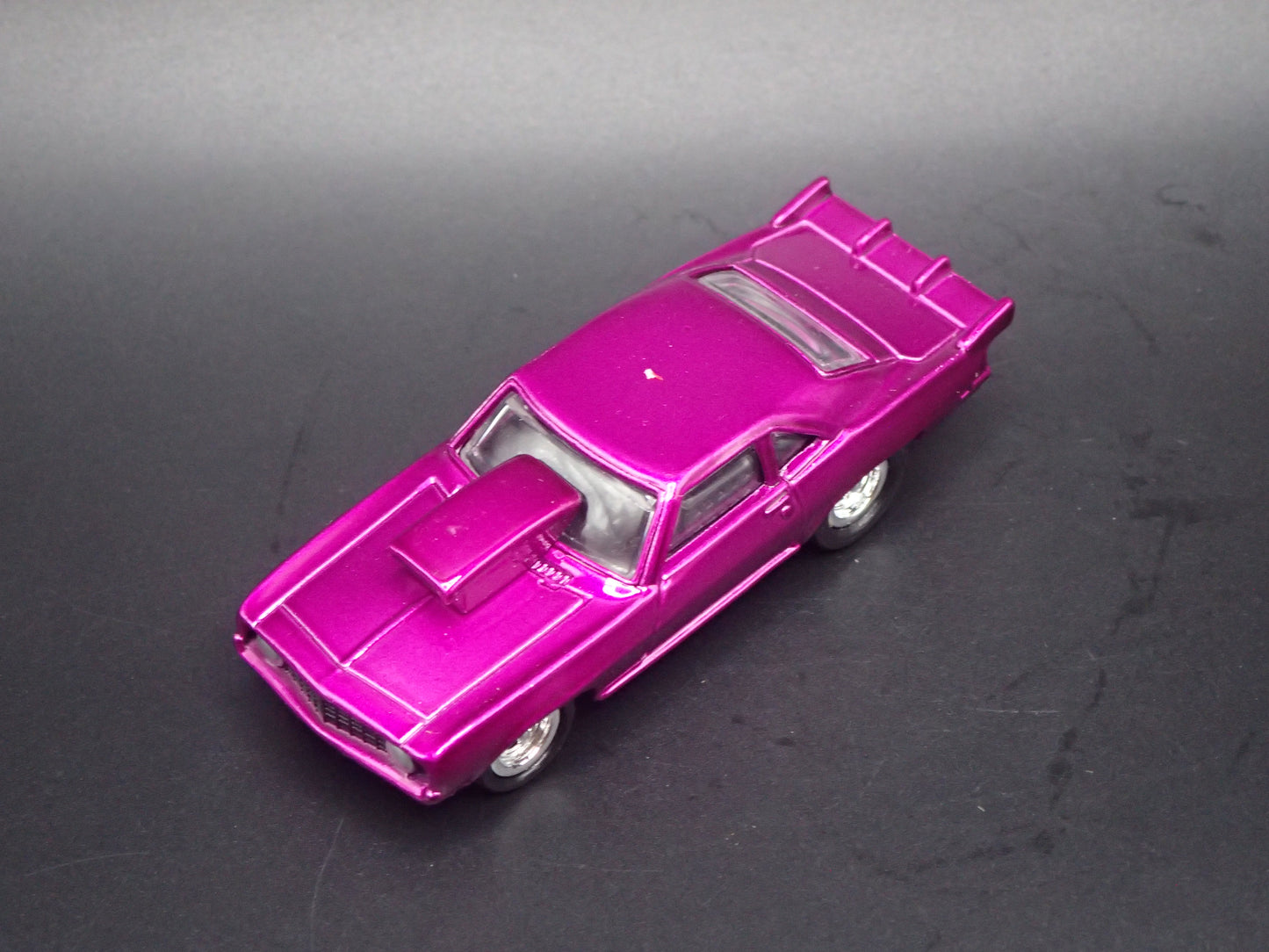1971 71 PONTIAC GTO NHRA PRO STREET PURPLE 1:64 SCALE DIORAMA DIECAST MODEL CAR