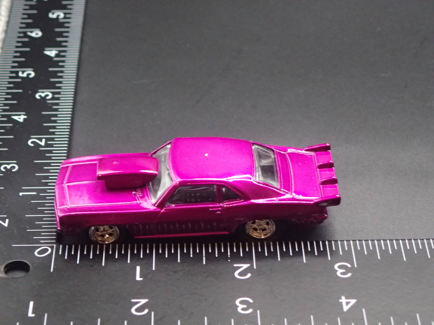 1971 71 PONTIAC GTO NHRA PRO STREET PURPLE 1:64 SCALE DIORAMA DIECAST MODEL CAR