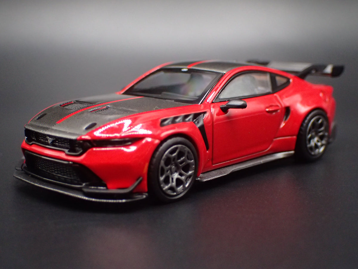 2025-2028 FORD MUSTANG GTD RED 1:64 SCALE COLLECTIBLE DIECAST MODEL CAR