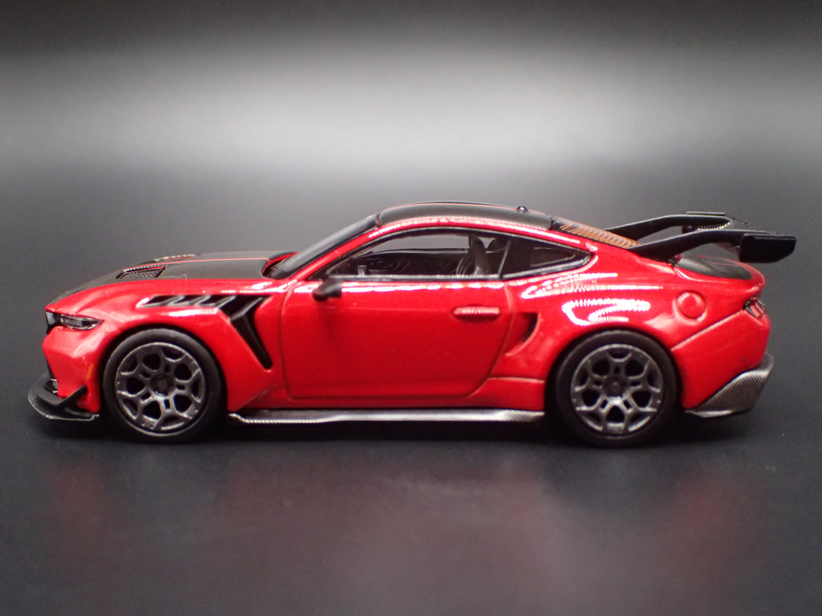 2025-2028 FORD MUSTANG GTD RED 1:64 SCALE COLLECTIBLE DIECAST MODEL CAR