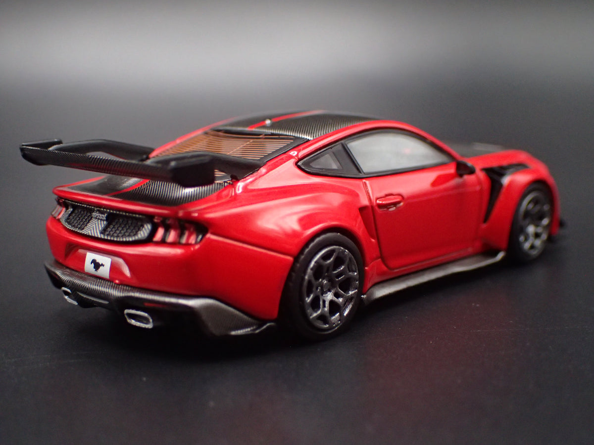 2025-2028 FORD MUSTANG GTD RED 1:64 SCALE COLLECTIBLE DIECAST MODEL CAR