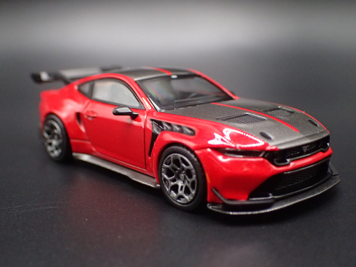 2025-2028 FORD MUSTANG GTD RED 1:64 SCALE COLLECTIBLE DIECAST MODEL CAR