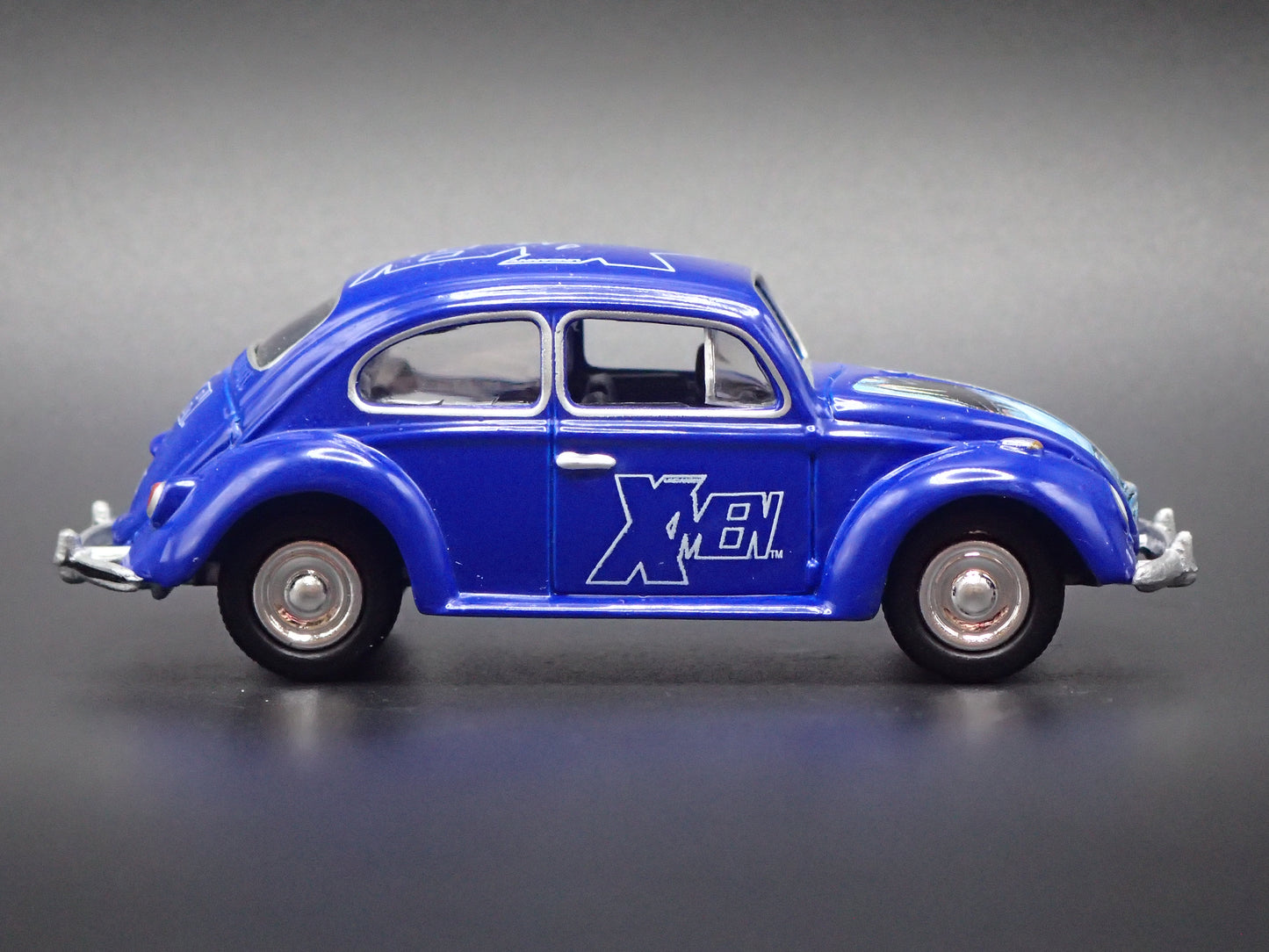 1960-1967 VW VOLKSWAGEN BEETLE BUG XMEN BLUE 1:64 SCALE DIECAST MODEL CAR