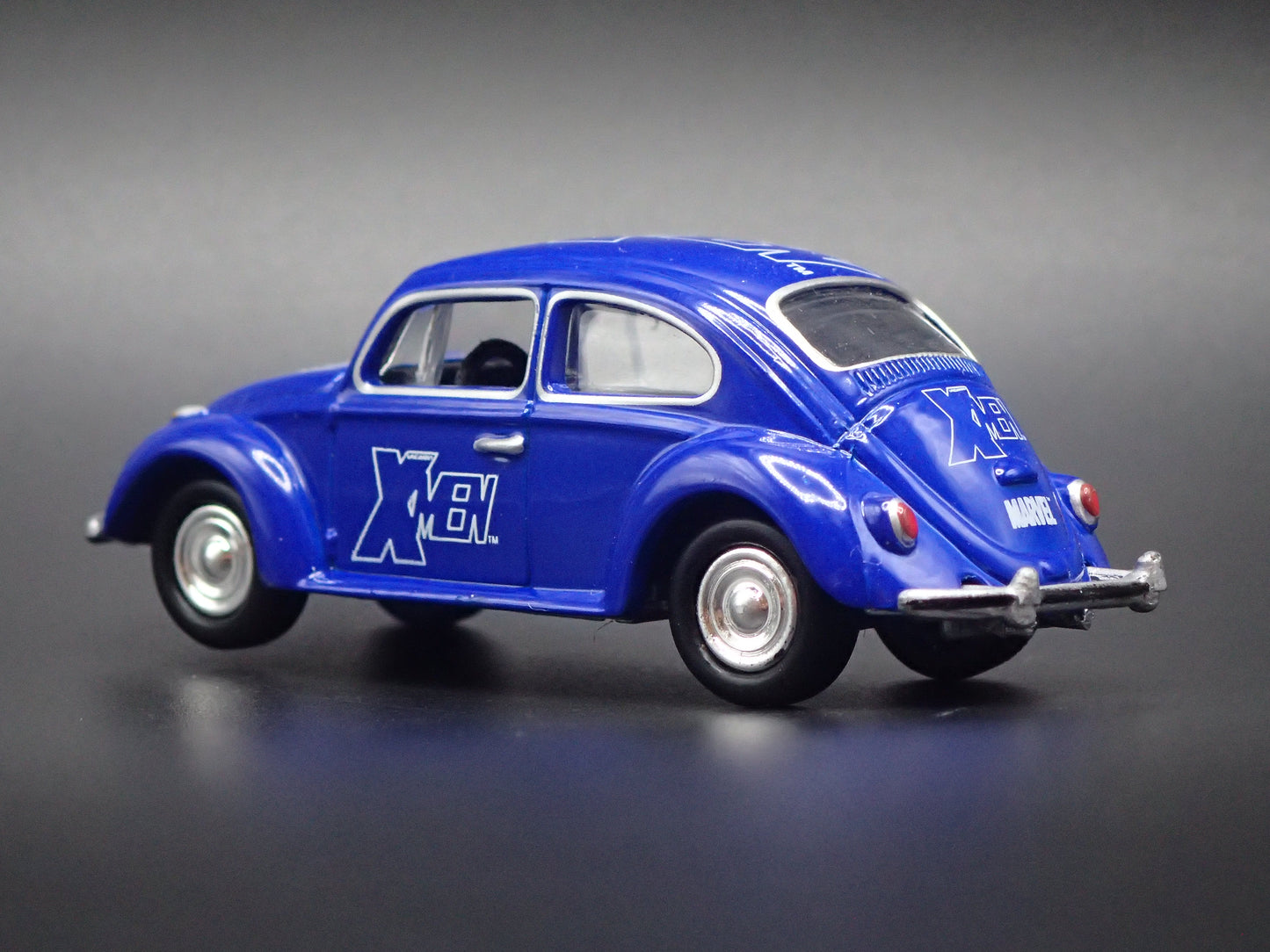1960-1967 VW VOLKSWAGEN BEETLE BUG XMEN BLUE 1:64 SCALE DIECAST MODEL CAR