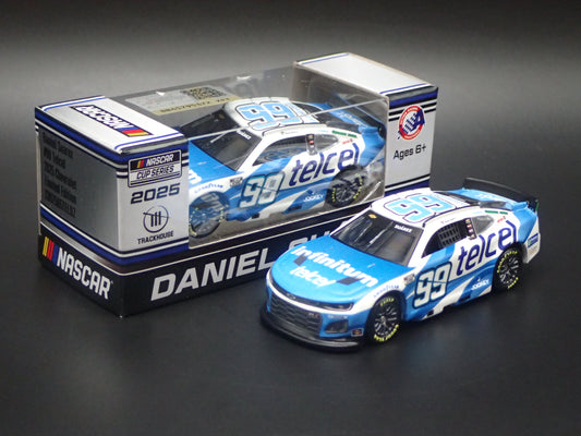 2025 25 CHEVY CHEVROLET 99 DANIEL SUAREZ TELCEL NASCAR 1:64 DIECAST MODEL CAR