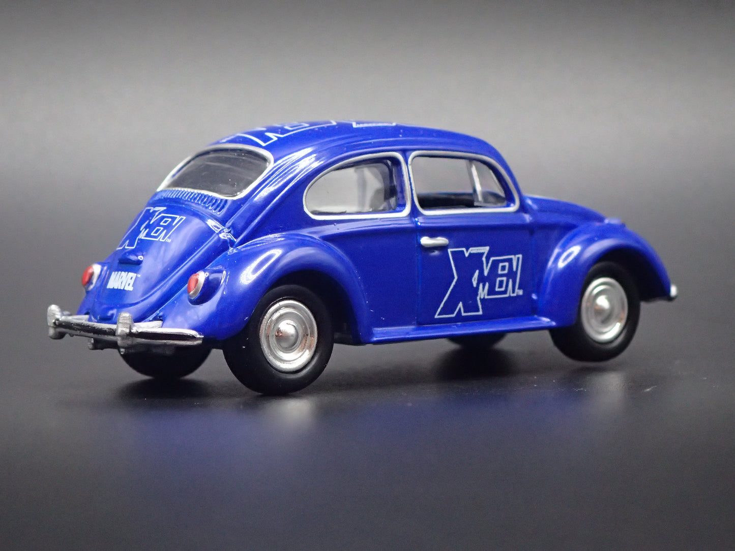1960-1967 VW VOLKSWAGEN BEETLE BUG XMEN BLUE 1:64 SCALE DIECAST MODEL CAR