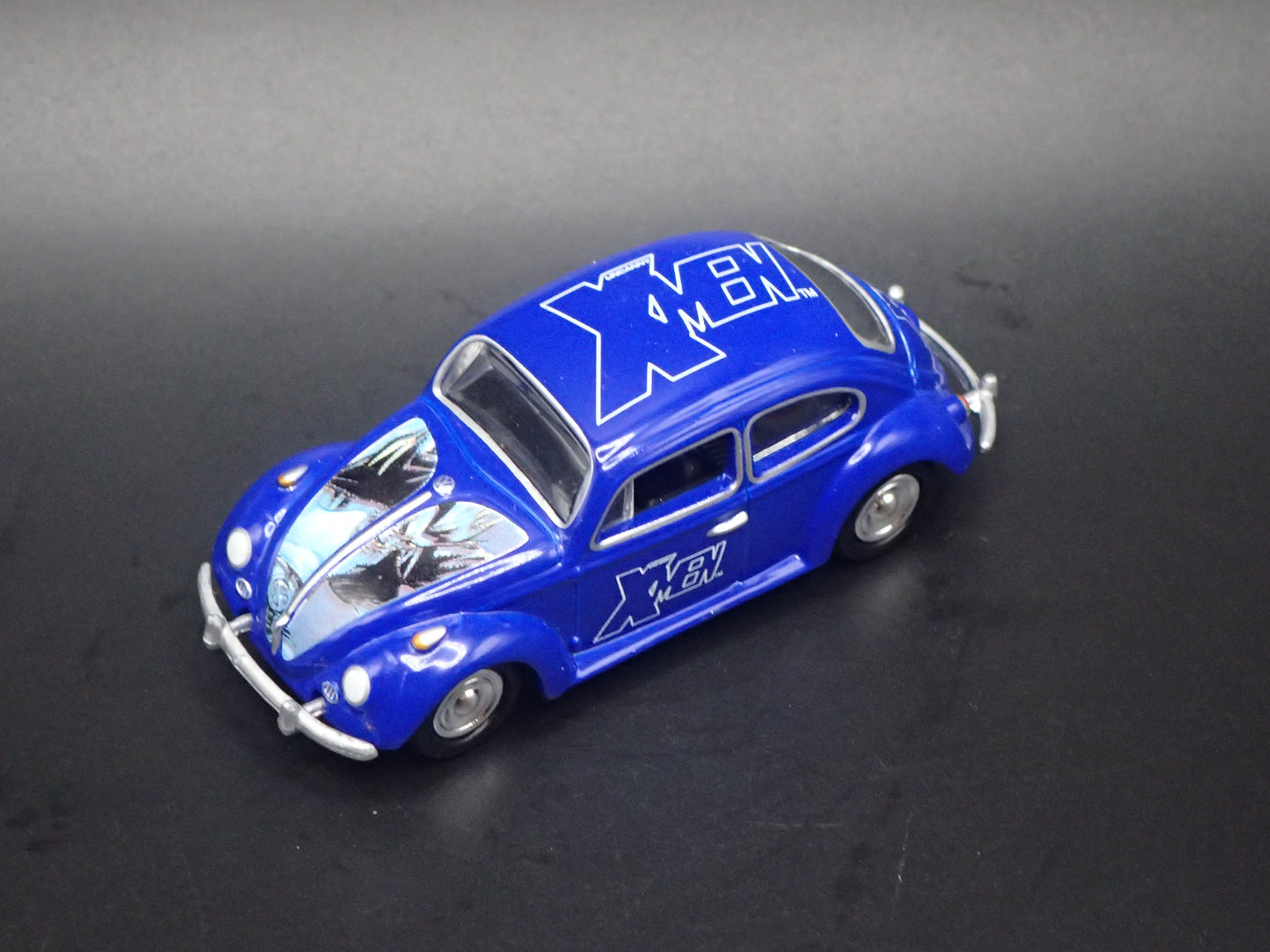 1960-1967 VW VOLKSWAGEN BEETLE BUG XMEN BLUE 1:64 SCALE DIECAST MODEL CAR