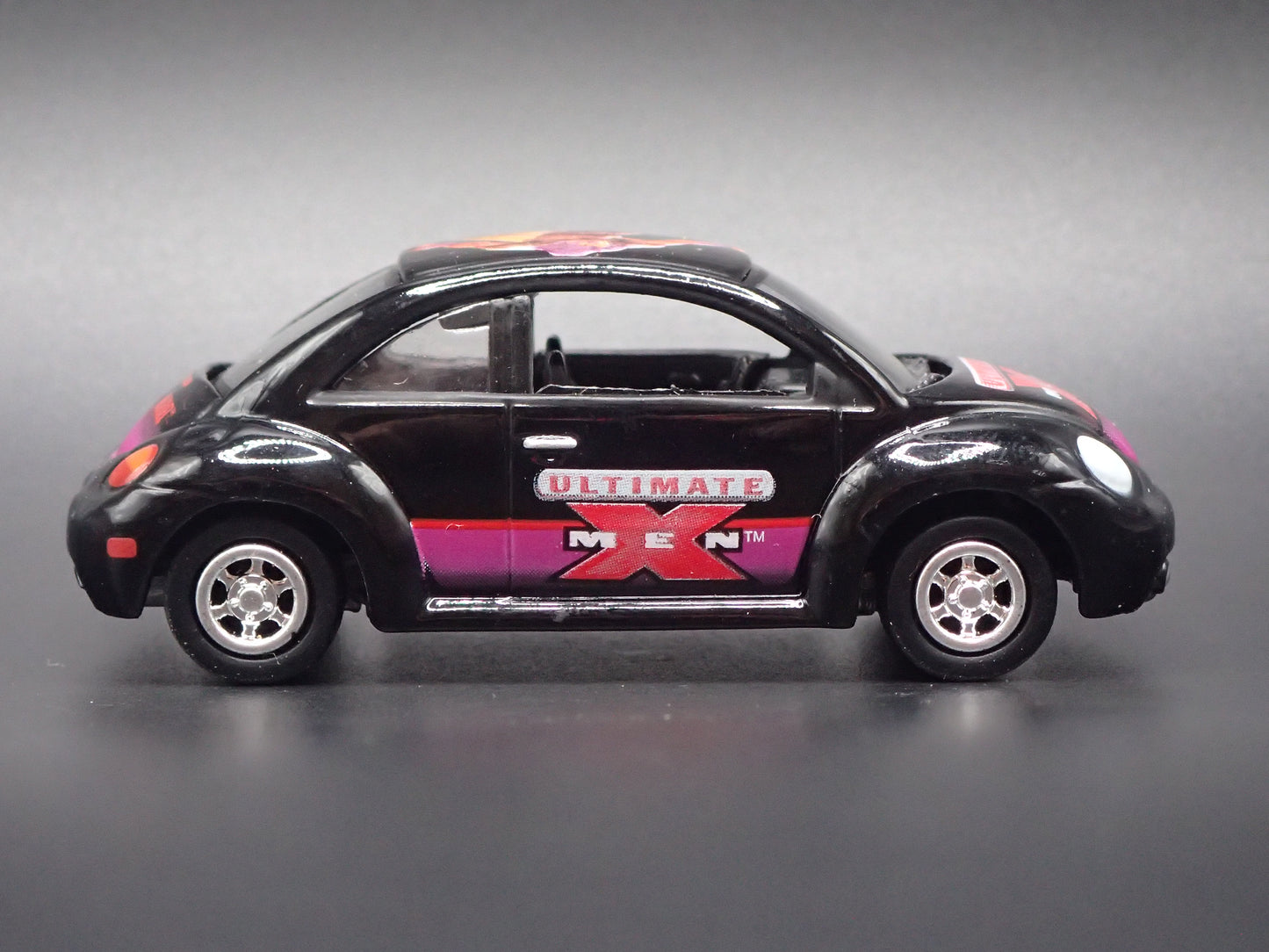 1998-2011 VW VOLKSWAGEN NEW BEETLE BUG XMEN BLACK 1:64 SCALE DIECAST MODEL CAR
