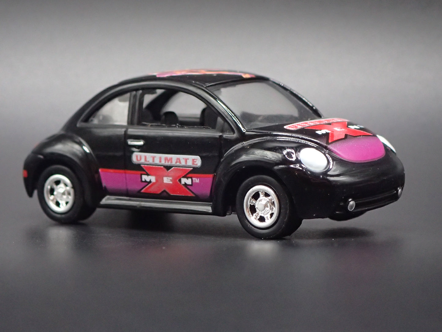 1998-2011 VW VOLKSWAGEN NEW BEETLE BUG XMEN BLACK 1:64 SCALE DIECAST MODEL CAR