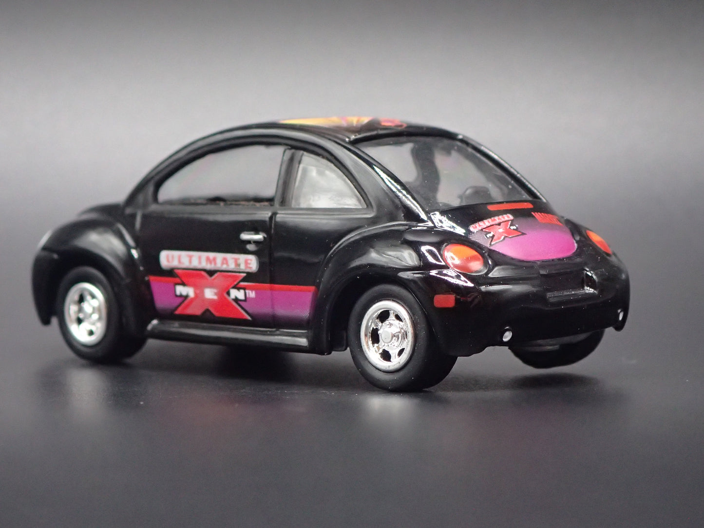 1998-2011 VW VOLKSWAGEN NEW BEETLE BUG XMEN BLACK 1:64 SCALE DIECAST MODEL CAR