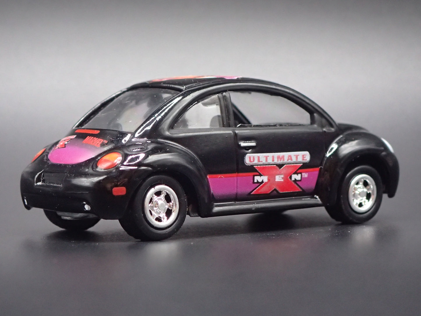 1998-2011 VW VOLKSWAGEN NEW BEETLE BUG XMEN BLACK 1:64 SCALE DIECAST MODEL CAR