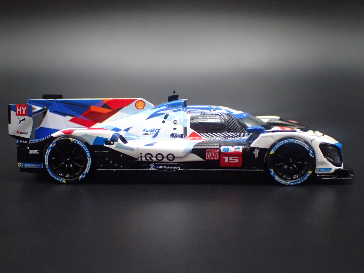 BMW M HYBRID V8 HYPERCAR #15 2024 IMSA LE MANS 24 HRS 1:64 SCALE DIECAST CAR