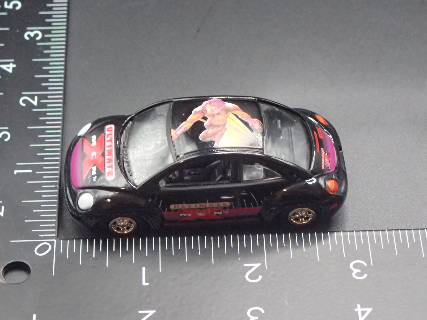 1998-2011 VW VOLKSWAGEN NEW BEETLE BUG XMEN BLACK 1:64 SCALE DIECAST MODEL CAR