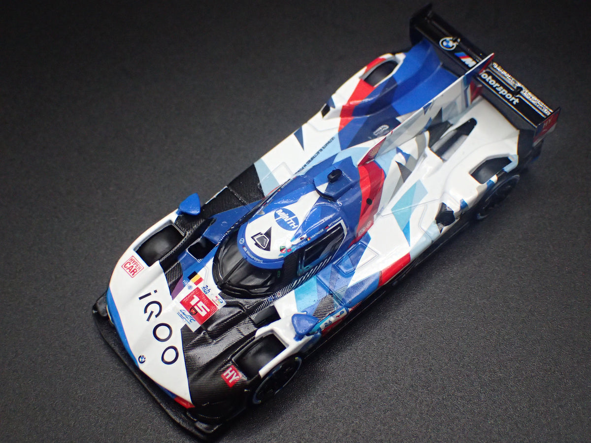 BMW M HYBRID V8 HYPERCAR #15 2024 IMSA LE MANS 24 HRS 1:64 SCALE DIECAST CAR