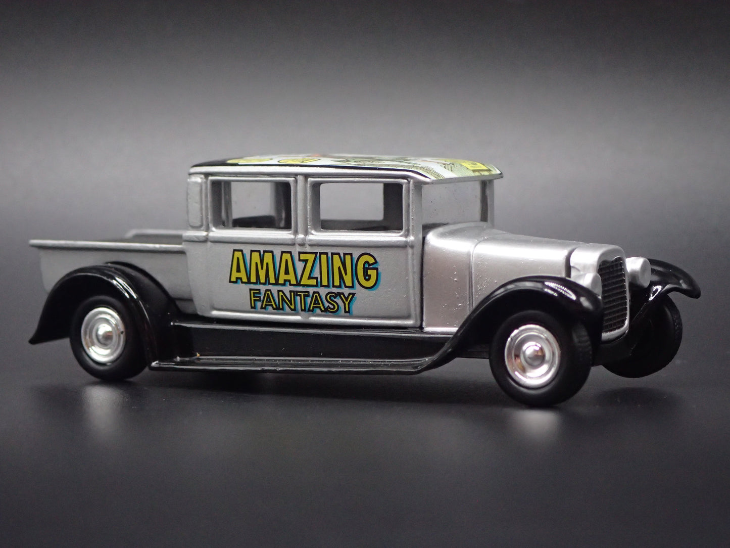 1929 29 FORD CREW CAB PICKUP TRUCK SPIDERMAN 1:64 SCALE DIECAST MODEL CAR