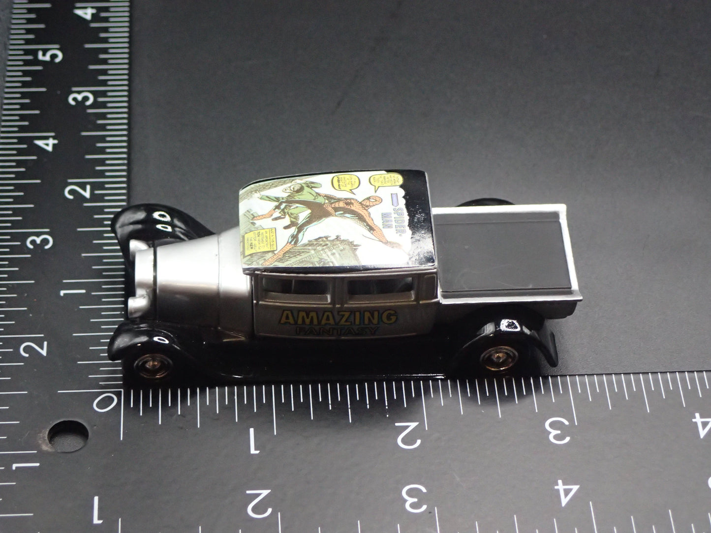 1929 29 FORD CREW CAB PICKUP TRUCK SPIDERMAN 1:64 SCALE DIECAST MODEL CAR
