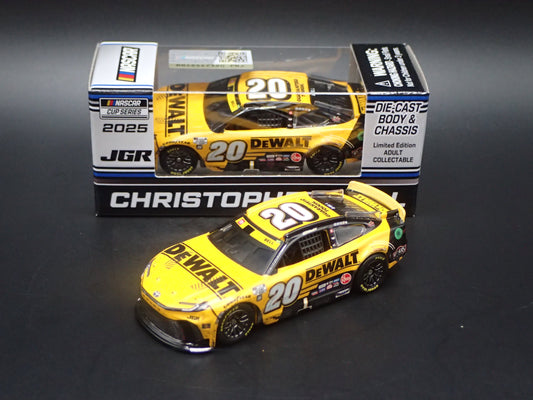2025 TOYOTA CAMRY 20 CHRISTOPHER BELL DEWALT BRISTOL WIN NASCAR 1:64 DIECAST CAR