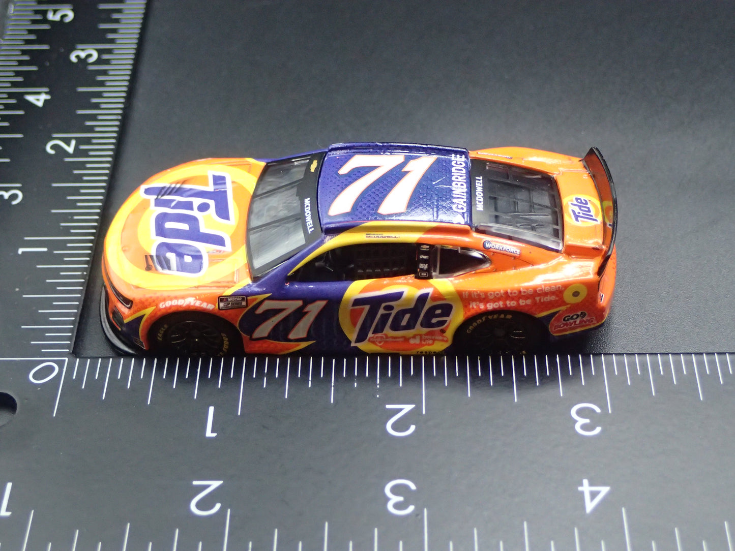 2025 25 CHEVROLET #71 MICHAEL MCDOWELL TIDE NASCAR 1:64 SCALE DIECAST MODEL CAR