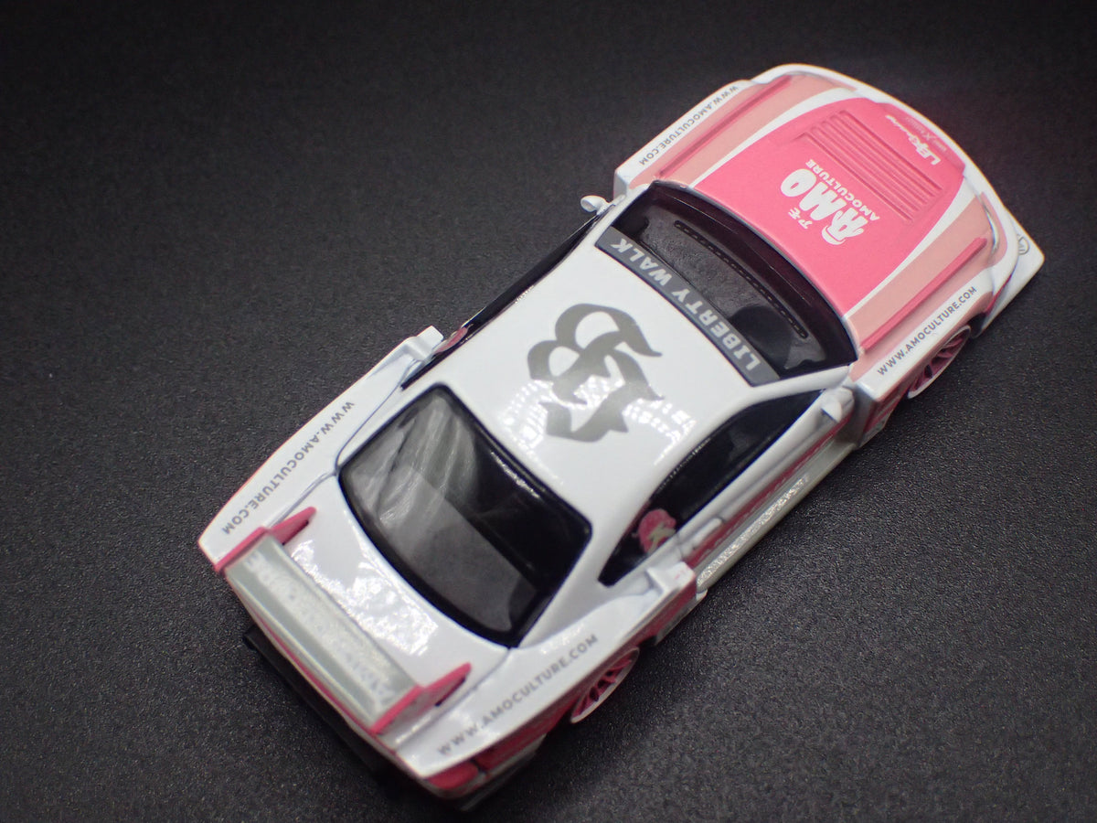 NISSAN S15 SILVIA LB SUPER SILHOUTTE LIBERTY WALK 1:64 SCALE DIECAST MODEL CAR