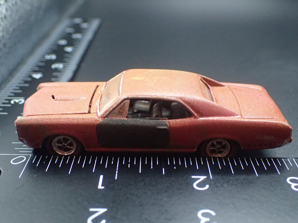 1966 66 PONTIAC GTO MUSCLE CAR BARN FIND 1/64 SCALE DIORAMA DIECAST MODEL CAR
