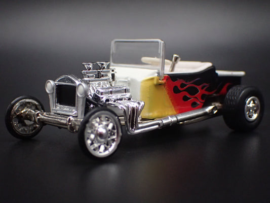 1923 23 FORD T-BUCKET HOT ROD BLACK 1:64 SCALE COLLECTIBLE DIECAST MODEL CAR-Burning Rubber Toy Company
