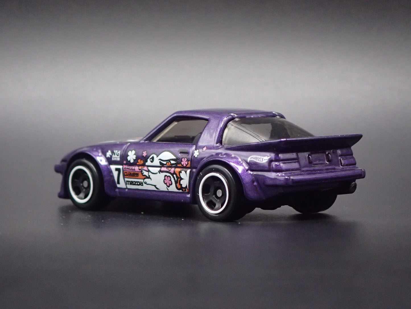 1978-1985 MAZDA RX7 JDM PURPLE 1:64 SCALE COLLECTIBLE DIORAMA DIECAST MODEL CAR