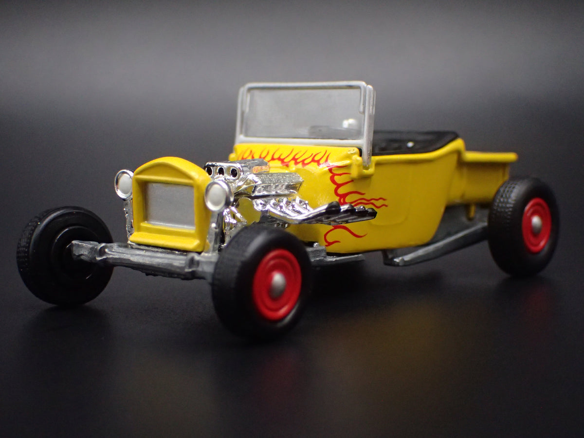 1923 23 FORD T-BUCKET HOT ROD YELLOW 1:64 SCALE COLLECTIBLE DIECAST MODEL CAR