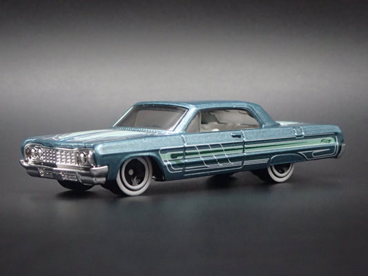1964 64 CHEVY CHEVROLET IMPALA  1:64 SCALE DIORAMA DIECAST MODEL CAR