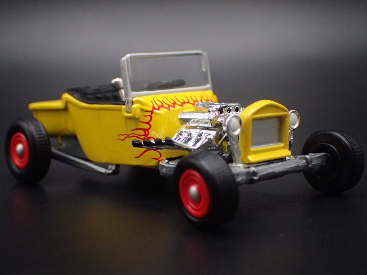 1923 23 FORD T-BUCKET HOT ROD YELLOW 1:64 SCALE COLLECTIBLE DIECAST MODEL CAR