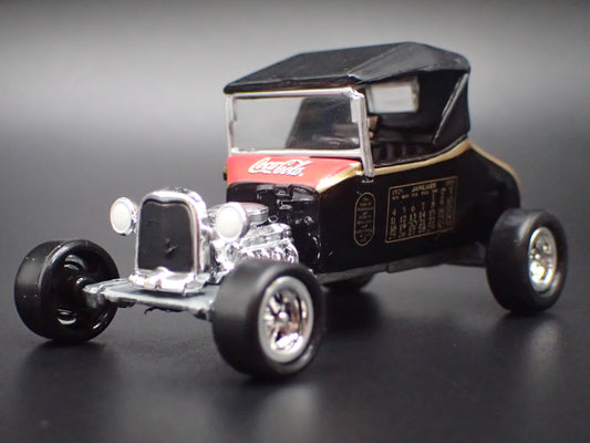 1923 23 FORD T-BUCKET HOT ROD COKE COCA COLA 1:64 SCALE COLLECTIBLE DIECAST MODEL CAR-Burning Rubber Toy Company