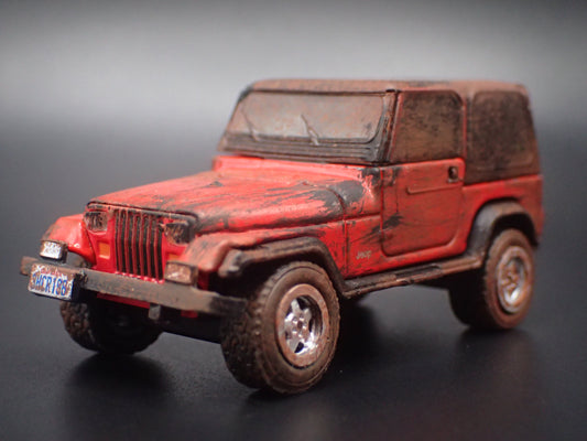 1986 - 1995 JEEP WRANGLER YJ 2 TWO DOOR BARN FIND 1/64 SCALE DIECAST MODEL CAR