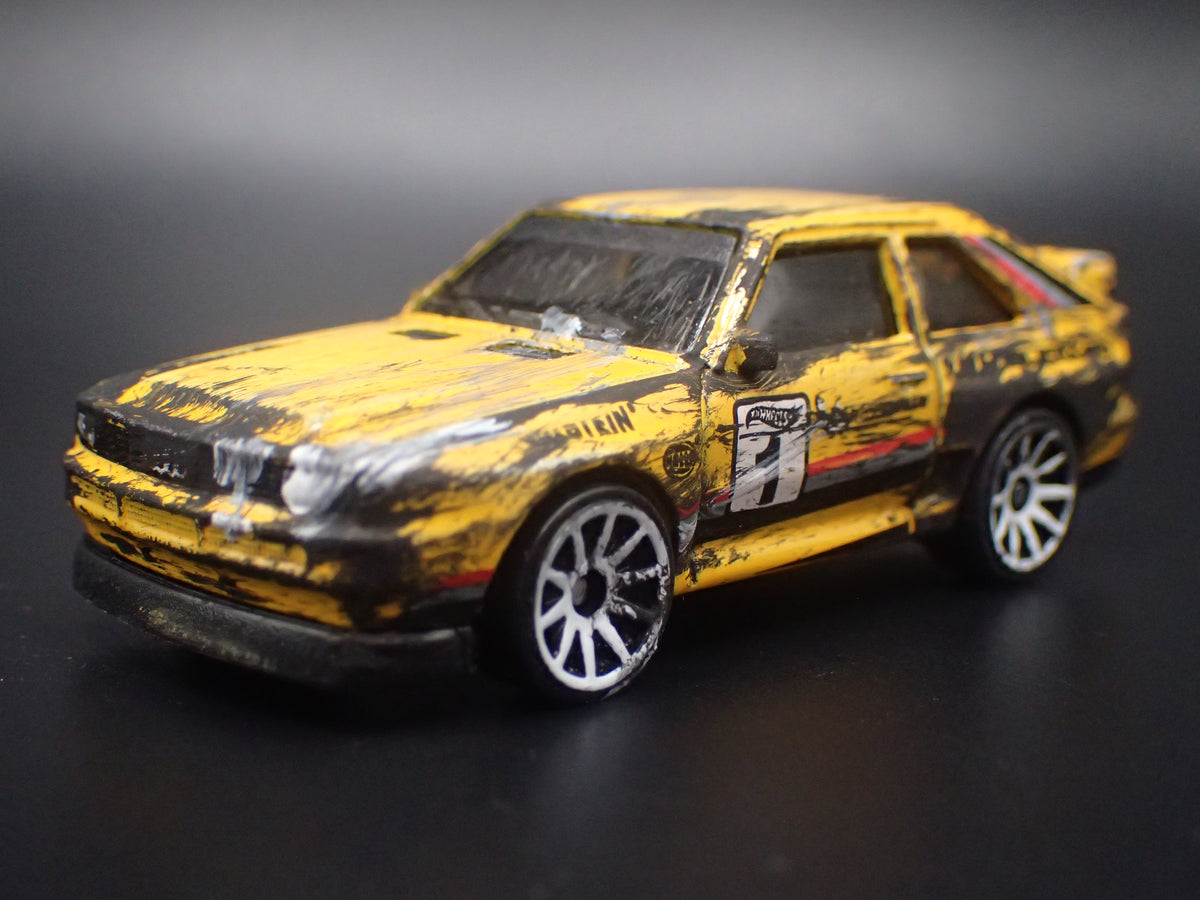 1980-1991 AUDI SPORT QUATTRO ACE WRECKED BARN FIND 1:64 SCALE DIECAST MODEL CAR
