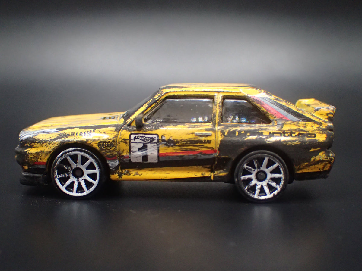 1980-1991 AUDI SPORT QUATTRO ACE WRECKED BARN FIND 1:64 SCALE DIECAST MODEL CAR