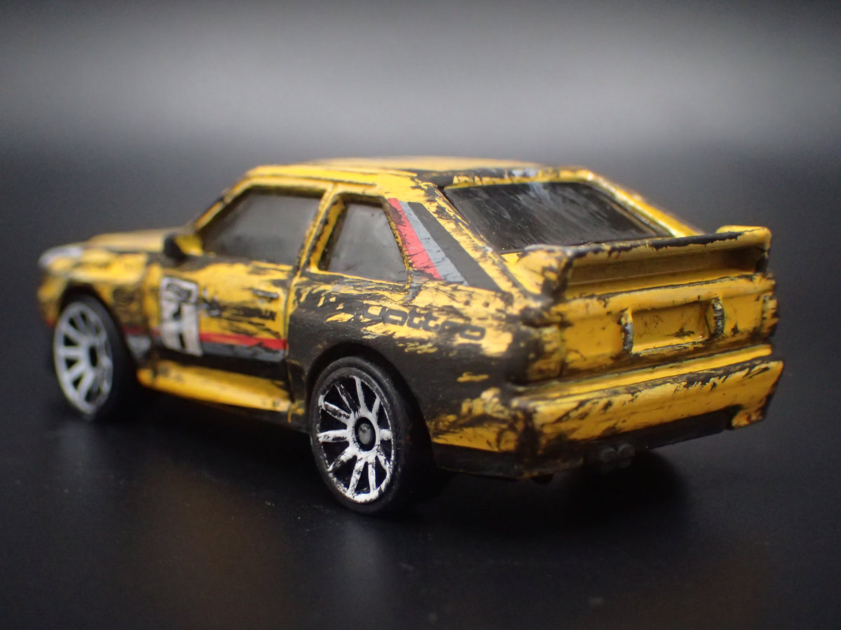 1980-1991 AUDI SPORT QUATTRO ACE WRECKED BARN FIND 1:64 SCALE DIECAST MODEL CAR
