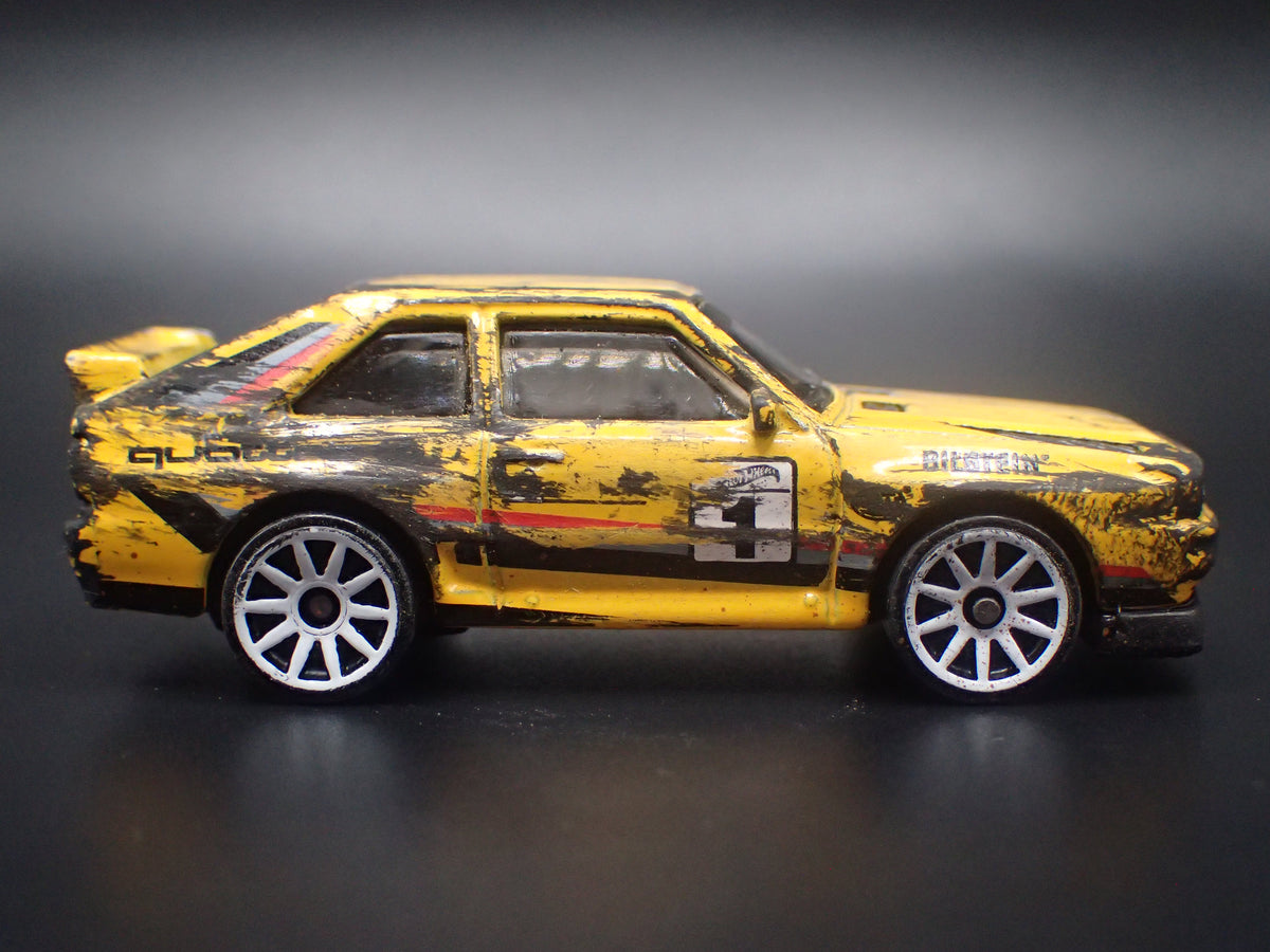 1980-1991 AUDI SPORT QUATTRO ACE WRECKED BARN FIND 1:64 SCALE DIECAST MODEL CAR