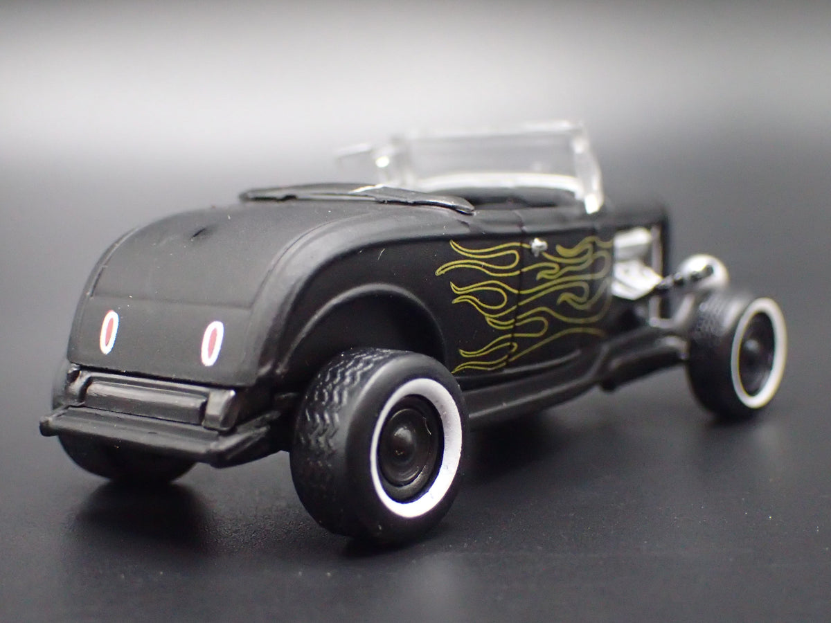 1932 32 FORD HIBOY HOT ROD BLACK 1/64 SCALE COLLECTIBLE DIECAST MODEL CAR