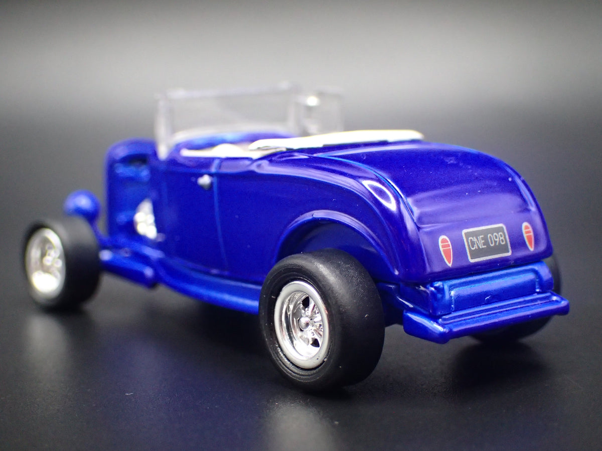 1932 32 FORD HIBOY HOT ROD BLUE 1/64 SCALE COLLECTIBLE DIECAST MODEL CAR