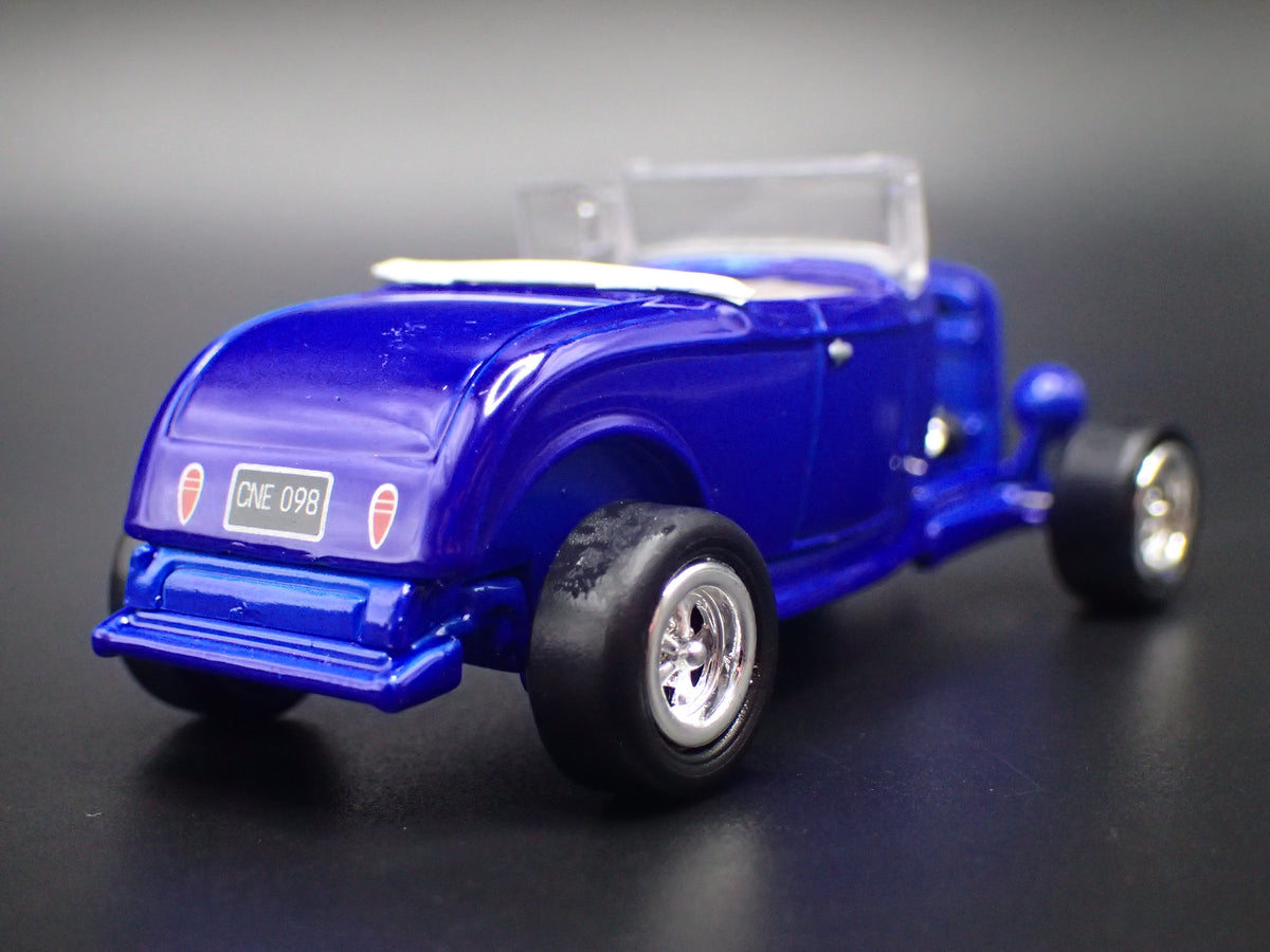 1932 32 FORD HIBOY HOT ROD BLUE 1/64 SCALE COLLECTIBLE DIECAST MODEL CAR
