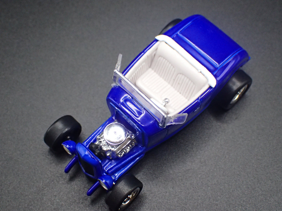 1932 32 FORD HIBOY HOT ROD BLUE 1/64 SCALE COLLECTIBLE DIECAST MODEL CAR