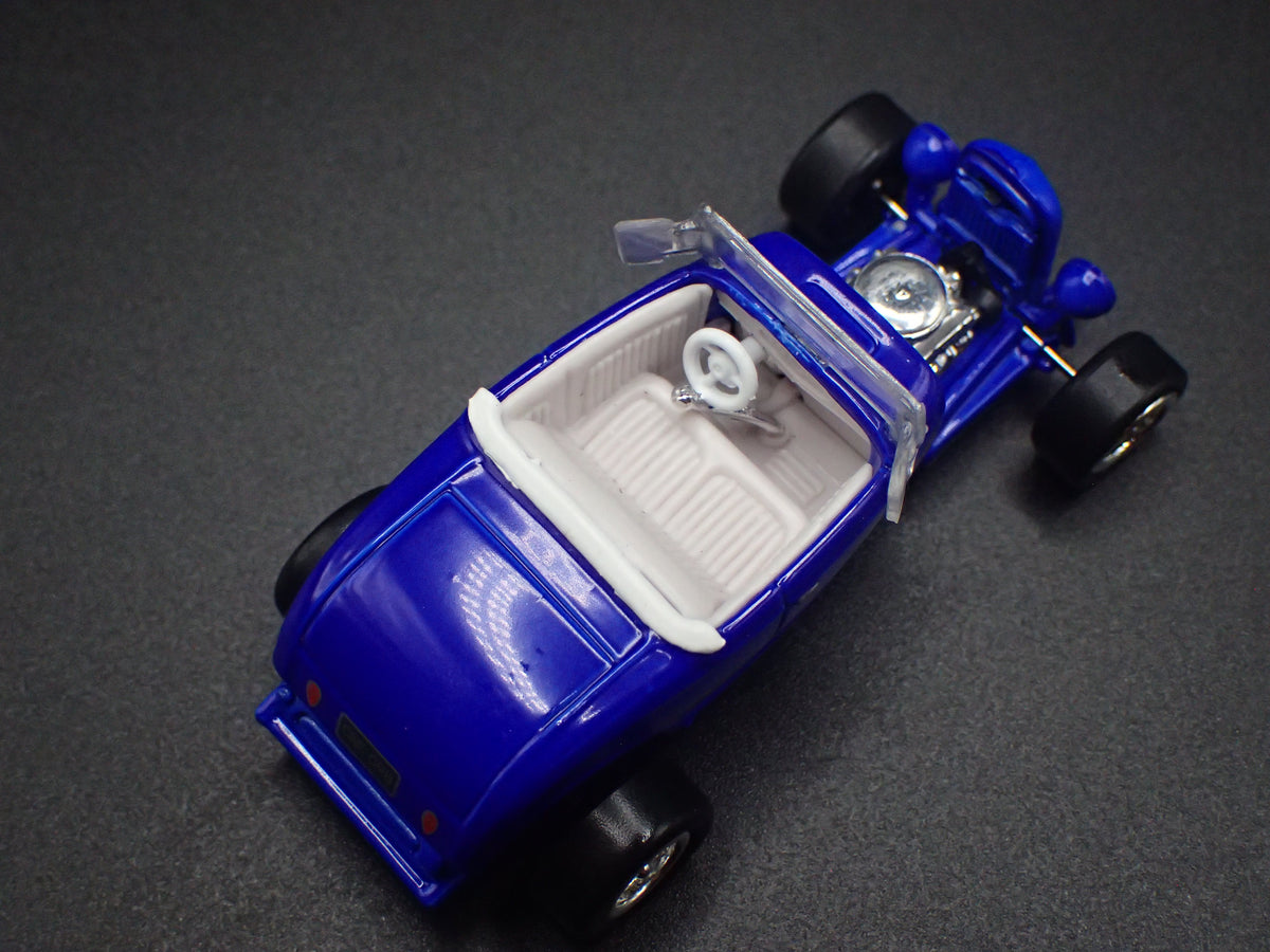 1932 32 FORD HIBOY HOT ROD BLUE 1/64 SCALE COLLECTIBLE DIECAST MODEL CAR