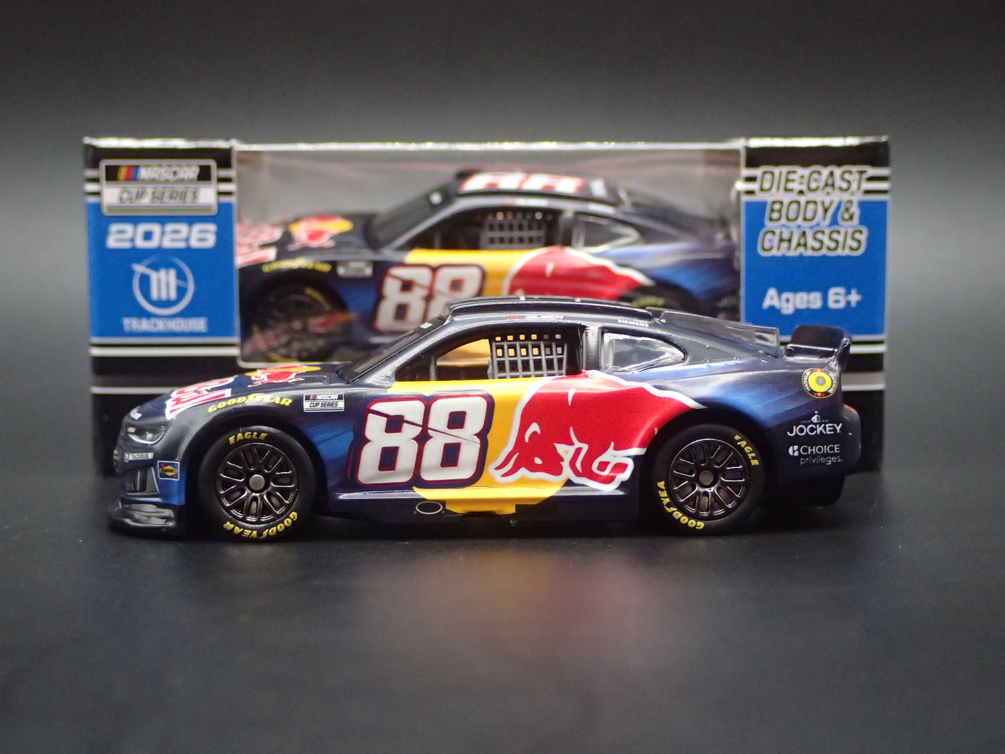 2026 26 CHEVROLET 88 CONNOR ZILISCH RED BULL NASCAR 1:64 SCALE DIECAST MODEL CAR
