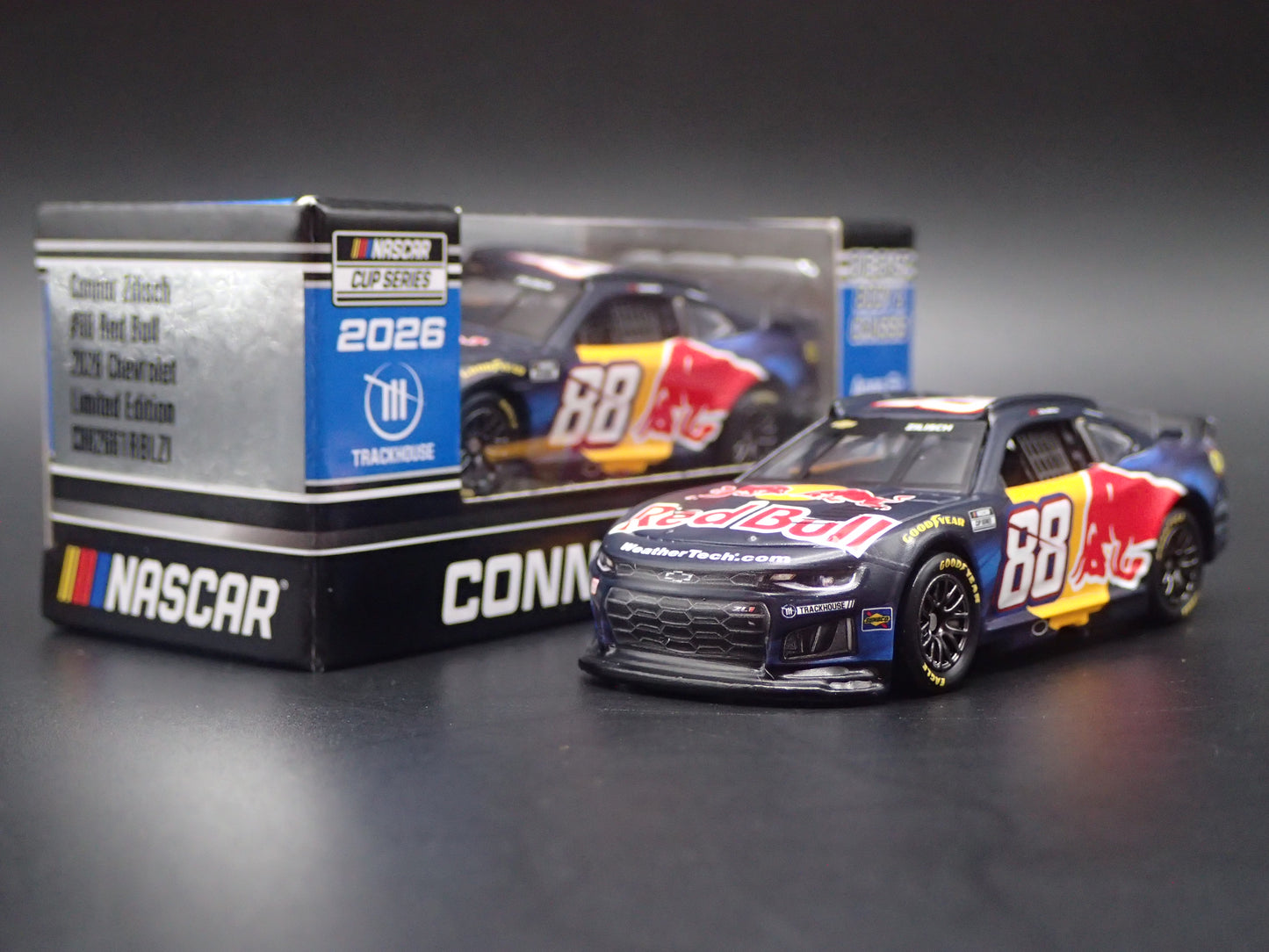 2026 26 CHEVROLET 88 CONNOR ZILISCH RED BULL NASCAR 1:64 SCALE DIECAST MODEL CAR