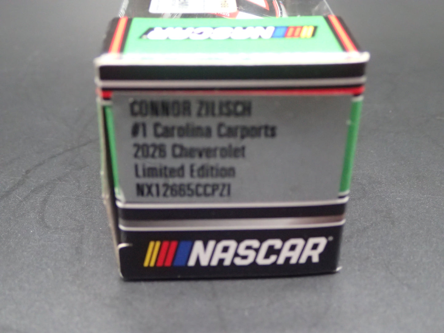 2026 CHEVROLET 1 CONNOR ZILISCH CAROLINA CARPORTS NASCAR 1:64 SCALE DIECAST CAR